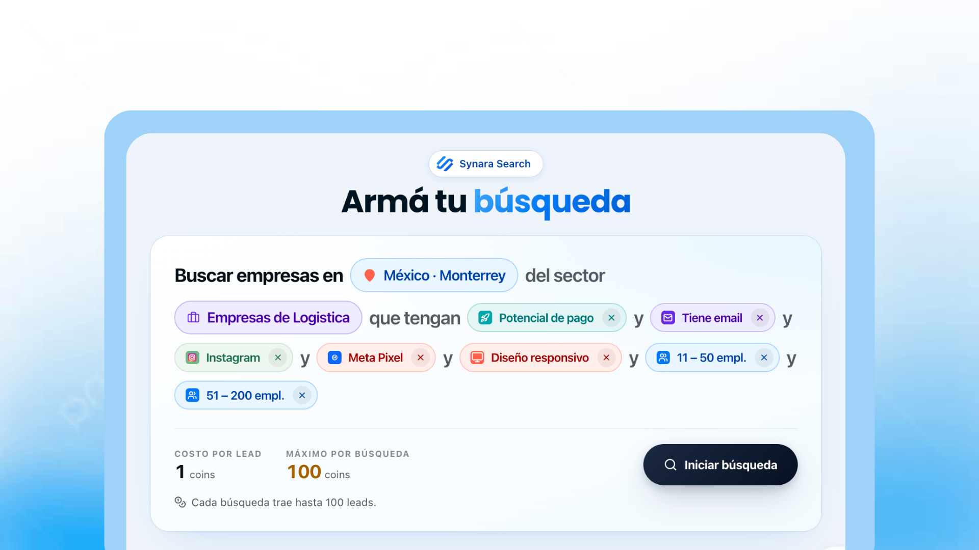 Armá tu búsqueda